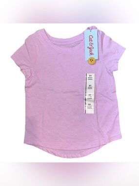 Cat & Jack Short Sleeve Tee in Light Purple
